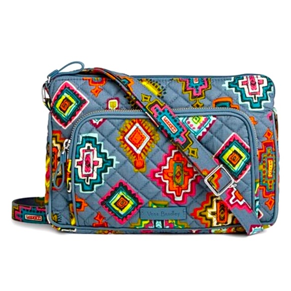 Vera Bradley Handbags - VERA BRADLEY painted medallion little hipster bag